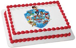 Whimsical Practicality Paw Patrol Yelp for Help Edible Cake Icing Image for 8&quot; Round Cake, 7.5&quot; Round Sheet