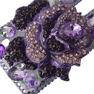 Spritech(TM) Bling Clear Phone Case For LG spirit h440 C70/LG Escape 2/LG Logos/LG Spirit 4G LTE,3D Handmade Rose... N33