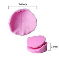 Witkey Flower Series 3D Rose Petals Shape Non Stick Silicone Mold Fondant Chocolate Molds Candy Molds Baking Cookie... N2