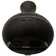 400ML Ultrasonic Aromatherapy Essential Oil Diffuser Cool Mist Humidifier Waterless Auto off (Dark Wooden Grain) N9