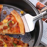 Mandydov Kitchen Baking Utensils Kit Pizza Tray Pizza Pan 9-Inch + Pizza Cutter + Silicone Oil Brush N2