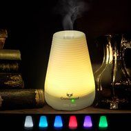 Comeproof Oil Diffuser , Portable Cool Mist Humidifier Aromatherapy Ultrasonic 100ml with Adjustable LED Lights... N5