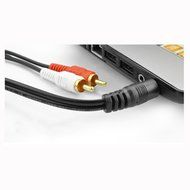 Spritech(TM) 3.5mm Gold Plated Male to 2 RCA Male Stereo Audio Cable N2