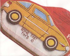 Wilton Cake Pan: Sports Car/Speed Boat/Convertible Car