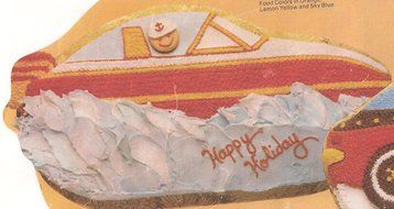 Wilton Cake Pan: Sports Car/Speed Boat/Convertible Car N2
