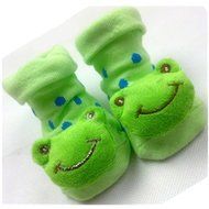 KAKA(TM) Baby Little Shoe Socks Skid-Resistant Baby Toddler Socks (0-6 month) N4