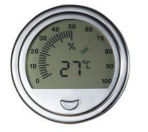 Visol Modern Large Circular Digital Hygrometer