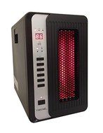 Smart+ Products SPP1500SBH Portable Electric 3-Element Quartz Infrared Heater