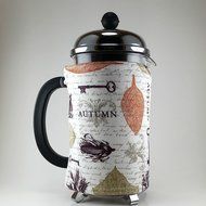 Autumn Leaves, French Press Cozy, 8 Cup Cafetiere Cosy