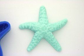 3&quot; STARFISH SILICONE MOLD FOR FONDANT, GUM PASTE, CHOCOLATE, HARD CANDY, FIMO, CLAY, SOAPS