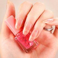 Spritech(TM) 2Pcs Water-based Nail Polish Lacquer Glitter Gradient Set Free Nail Art Decoration Deep Red N12