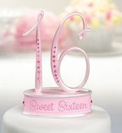 Lillian Rose SS780 CT Sweet Sixteen Caketop, 6-Inch