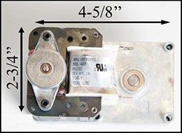 Harman, Harmon Pellet Stove Auger Motor 4 RPM - Turns CCW - PP7104 MFR 3-20-08752 N3