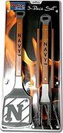 SPORTULA PRODUCTS SS-SP-7017051 7017051 Sportula 3Piece Stainless Steel BBQ Set, United States Naval Academy