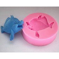 Y&amp;XL&amp;H Small Cute Fish Fondant Cake Chocolate Silicone Mold Cake Decoration Tools,L6cmW6cmH1.8cm
