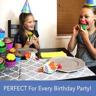 EliteKitchenGear Silicone Cupcake Bakeware Set Liners (13 Pack) With FREE Bonus Professional Grade Microfiber...