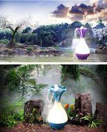 Muangan 95ml Ampuliform Humidifier New Ultrasonic USB Aroma Humidifier Air Diffuser Purifier Lonizer Atomizer... N10