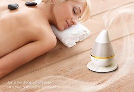 Cool Mist Aroma Humidifier，GREEN JUNGLE Portable Essential Oil Diffuser Aromatherapy, 5 Color LED Lights Changing... N5