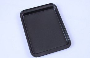 Lautechco 8 Inch Stainless Steel Square Nonstick Cake Pan Pizza Pan Baking Tools Oven Special Mold