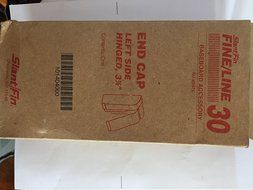 Slant/Fin Fine/Line 30 3-3/4 in. Left-Hand End Cap for Baseboard Heaters N4