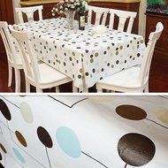 Spritech(TM) 53.9" * 86.6" Fashions Rectangular Waterproof PVC Plastic Table Cloth Table Cover N13