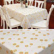 Spritech(TM) 53.9" * 86.6" Fashions Rectangular Waterproof PVC Plastic Table Cloth Table Cover N17