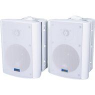 White 5.25" 75-Watt 2-Way Outdoor Patio Speakers