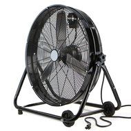 XtremepowerUS 24" Inch Heavy Duty Rolling Velocity Drum Floor Fan N2