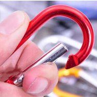 Yaheeda 10pcs Key Chain Ring Connector Keychain,alloy Steel Carabiner Keychain Ring Clips for hiking,knapsack,... N2