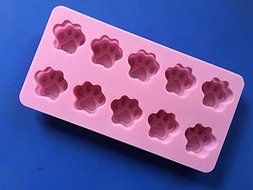 Creativemoldstore 10-Cat's Paw (HY1-203) Food Grade Silicone Chocolate/Jelly/Pudding/Ice/Candy DIY Mould