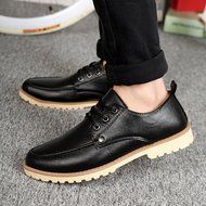 KAKA(TM) Men Fashion Design Spring Autumn PU Leather Lace Up Platform Shoes 40 N9