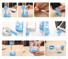 Haoran 250ml Mini Table Lamp Humidifier USB Portable Ultrasonic Cool Mist Air Diffuser with Color LED Nightlights... N24