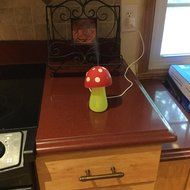 Haoran 250ml Mini Table Lamp Humidifier USB Portable Ultrasonic Cool Mist Air Diffuser with Color LED Nightlights... N27