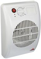 Seabreeze SF14TA "Off the Wall" Outlet Mountable Bed/Bathroom Heater with "SMART ThermaFlo Technology", White
