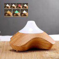 BEW Aromatherapy Diffuser,Wood Grain Cool Mist Ultrasonic Humidifier for Office Home Bedroom Living Room Study... N49