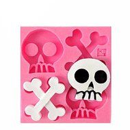 HT BAKEWARE | Skulls and Bones Silicone Mold