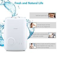 URPOWER Ultrasonic Cool Mist Humidifier, Advanced Whisper-quiet Operation Humidifier Waterless Auto Shut-off Air... N6