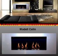 Bio- Ethanol and Fire Gel Fireplace Model Celin - Choose from 6 colors (Anthracite) N4