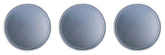 3 Pizza Pans - (1 SET OF 3) - Dazllin 12-Inch (30.4 cm) Heavyweight Steel