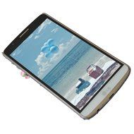 Spritech(TM) Bling Phone Case For LG K7/LG Tribute 5,3D Handmade Silver Crystal Flower Pendant Accessary Design... N12