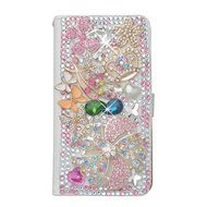 Spritech(TM) PU Leather Bling Phone Case for Samsung Galaxy Grand Prime G530 2015 Edition,Handmade Purple Crystal... N37