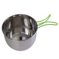 MACDIAZ Stainless Steel Mixing Bowls With Lids Food Container Cup Multi-Use (Green)