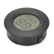 Black 1.0" LCD Electric Household Thermometer Hygrometer Humidity Meter N2