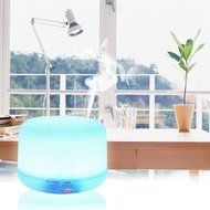 XYF Aromatherapy Essential Oil Diffuser 7 Colors - 300 ml Portable Ultrasonic Cool Mist Aroma Humidifier with... N2