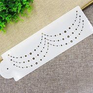 Sher Pearl Cake Stencil for Cake Decorating, Cake Side Stencil, Cookie Stencil, Wall Stencil,