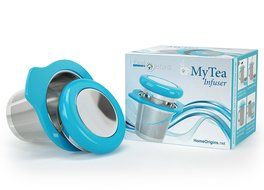 MyTea Infuser ~ Ultra Fine Loose Leaf Tea Infuser with Lid ~ Large Capacity Stainless Steel Tea Strainer Basket... N5