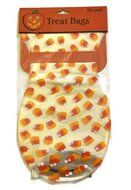 Candy Corn Halloween Cellophane Treat Bags 25 Count (2 Pack)