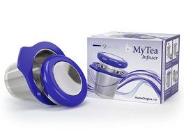 MyTea Infuser ~ Ultra Fine Loose Leaf Tea Infuser with Lid ~ Large Capacity Stainless Steel Tea Strainer Basket... N8