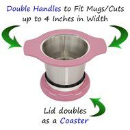MyTea Infuser ~ Ultra Fine Loose Leaf Tea Infuser with Lid ~ Large Capacity Stainless Steel Tea Strainer Basket... N10