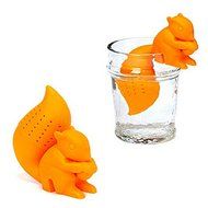 1 Piece Cute Squirrel Shape Tea Infuser Loose Leaf Strainer Bag Mug Filter - Random Color
